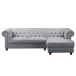 2/3-Sitzer Sofa von Maison Belfort, in der Farbe Silber, aus Webstoff, andere Perspektive, Vorschaubild