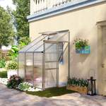 Gartenhaus von Outsunny, in der Farbe Silber, andere Perspektive, Vorschaubild