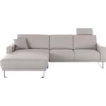 Ecksofa von PLACES OF STYLE, in der Farbe Grau, aus Flachgewebe, andere Perspektive, Vorschaubild