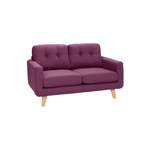 2/3-Sitzer Sofa von KAWOLA, in der Farbe Rosa, aus Stoff, andere Perspektive, Vorschaubild