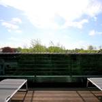 Balkonsichtschutz von Detex®, in der Farbe Grün, andere Perspektive, Vorschaubild