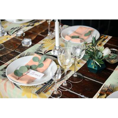 Preisvergleich für Platzset, Tischset Jungle, Adam, (9-St), Made in  Germany, für 4 Personen, in der Farbe Gelb, aus Baumwolle, GTIN:  4004567335908 | Ladendirekt
