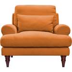 Loungesessel von exxpo - sofa fashion, in der Farbe Braun, aus Massivholz, andere Perspektive, Vorschaubild