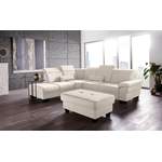 Ecksofa von PLACES OF STYLE, in der Farbe Beige, aus Massivholz, andere Perspektive, Vorschaubild