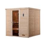 Sauna-Kabine von WEKA, in der Farbe Braun, aus Sicherheitsglas, andere Perspektive, Vorschaubild