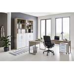 Büromöbel-Set von BMG Möbel, in der Farbe Weiss, aus Holzwerkstoff, andere Perspektive, Vorschaubild