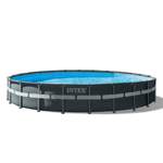 Schwimmbecken von Intex, in der Farbe Grau, aus Stahl, andere Perspektive, Vorschaubild