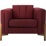 Loungesessel von home affaire, in der Farbe Rot, aus Holzwerkstoff, andere Perspektive, Vorschaubild