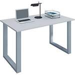 Schreibtisch von VCM, in der Farbe Silber, aus Spanplatte, Vorschaubild