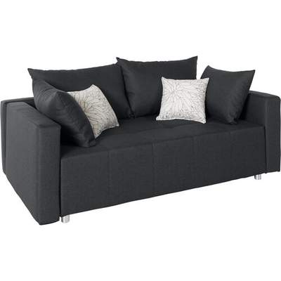 Preisvergleich für COLLECTION AB Schlafsofa, Bettfunktion,Bettkasten,Komfortablem  Bonnelfederkern,Rückenkissen, BxHxT 200x98x42 cm, in der Farbe Grau, aus  Edelstahl, GTIN: 5945891011795 | Ladendirekt