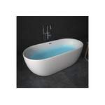 Freistehende Badewanne von Tronitechnik, in der Farbe Weiss, aus Glänzend, andere Perspektive, Vorschaubild