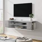 TV-Lowboard von WAMPAT, in der Farbe Grau, aus Holz, andere Perspektive, Vorschaubild