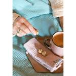 Serviette von Hutch&Putch, in der Farbe Lila, aus Baumwolle, andere Perspektive, Vorschaubild