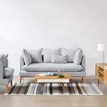 2/3-Sitzer Sofa von Lars Larson, in der Farbe Silber, aus Webstoff, andere Perspektive, Vorschaubild