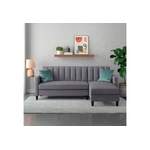 Ecksofa von Dorel Home, in der Farbe Grau, aus Webstoff, andere Perspektive, Vorschaubild