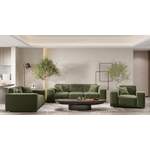 Sofagarnitur von Fun Möbel, in der Farbe Grün, aus Polyurethan, andere Perspektive, Vorschaubild
