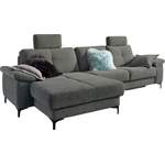 Ecksofa von 3C Carina, in der Farbe Grau, aus Polyester, andere Perspektive, Vorschaubild