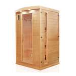 Sauna-Kabine von Dewello, in der Farbe Braun, aus Holz, Vorschaubild
