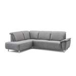 Ecksofa von CALIZZA INTERIORS, in der Farbe Grau, aus Microfaser, Vorschaubild