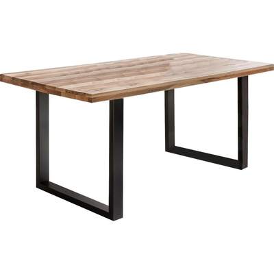 Preisvergleich für Hammel Furniture Esstisch Dinex, Gestell aus Massivholz,  in zwei Breiten, mit Auszugsfunktion. Dänische Handwerkskunst, BxHxT  140x90x76 cm, in der Farbe Grau | Ladendirekt