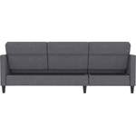 Ecksofa von Dorel Home, in der Farbe Grau, aus Webstoff, andere Perspektive, Vorschaubild