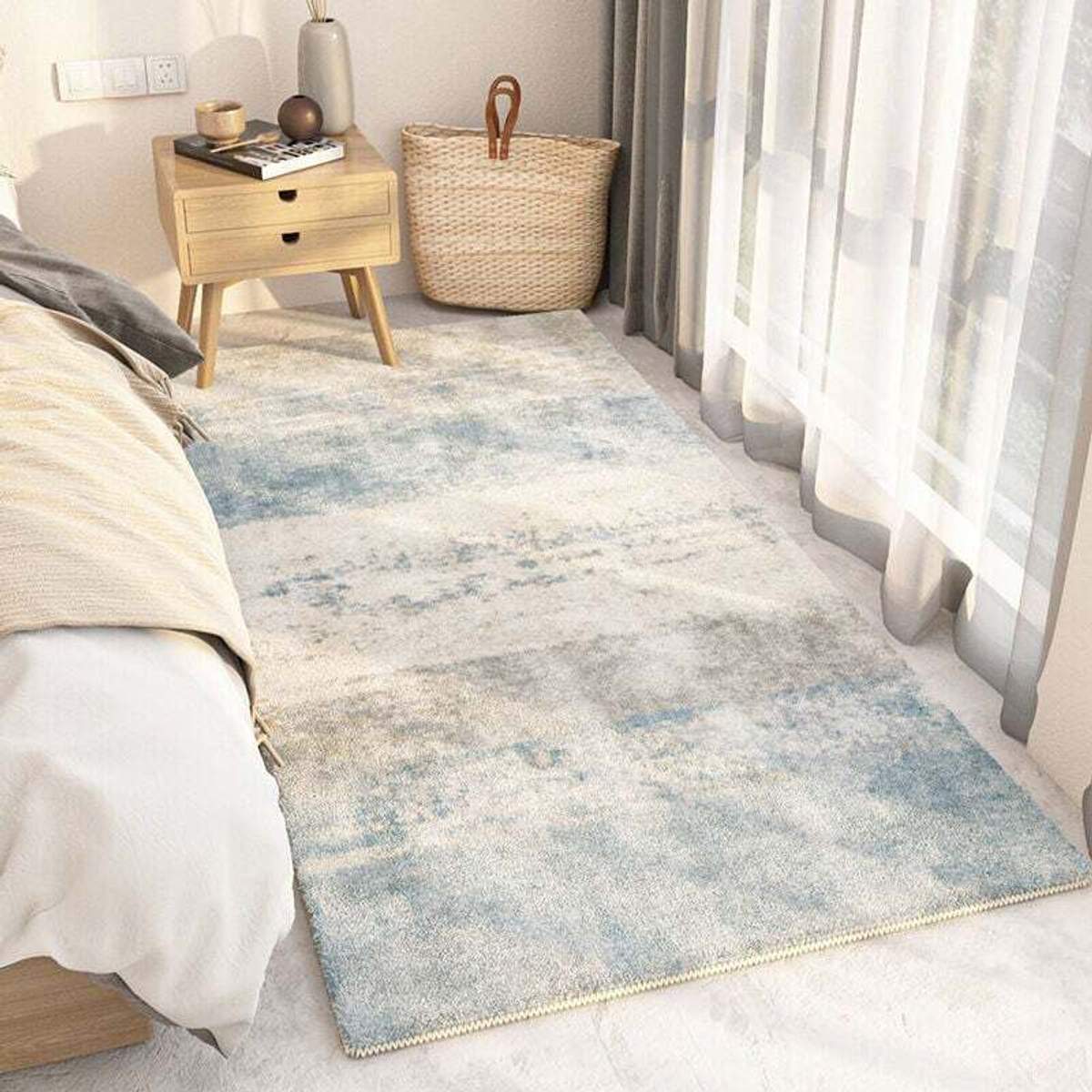 Tapis Chambre Enfant Mario Dessin Animé 120x160cm - Tapis Sol Salon Thème Jeu Vidéo