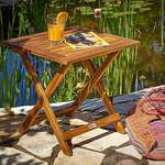 Gartentisch von Casaria®, in der Farbe Braun, aus Akazienholz, andere Perspektive, Vorschaubild