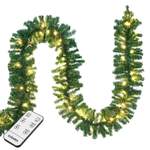 Weihnachtsgirlande von Casaria®, in der Farbe Grün, aus Pvc, Vorschaubild