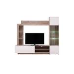 TV-Lowboard von Kauf-unique, in der Farbe Weiss, aus Holzfaserplatte, andere Perspektive, Vorschaubild