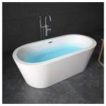 Freistehende Badewanne von Tronitechnik, in der Farbe Weiss, aus Glänzend, andere Perspektive, Vorschaubild