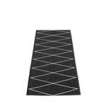 Läufer Teppich von Pappelina, in der Farbe Schwarz, aus Polyester, andere Perspektive, Vorschaubild