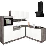 Küchenzeile von Kochstation, in der Farbe Weiss, aus Holzwerkstoff, andere Perspektive, Vorschaubild