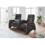 2 & 3 Sitzer Sofa, in der Farbe Schwarz, aus Kunstleder, Vorschaubild