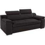 2 & 3 Sitzer Sofa von sit&more, in der Farbe Schwarz, aus Holzwerkstoff, andere Perspektive, Vorschaubild
