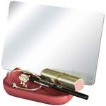 Kosmetikspiegel von Kleine Wolke, in der Farbe Rot, andere Perspektive, Vorschaubild