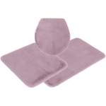 Badmöbel-Set von My Home, in der Farbe Rosa, aus Polyester, andere Perspektive, Vorschaubild