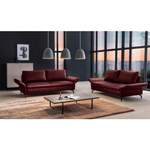 2 & 3 Sitzer Sofa von Livetastic, in der Farbe Rot, aus Leder, andere Perspektive, Vorschaubild