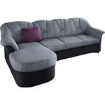 Ecksofa von DOMO collection, in der Farbe Schwarz, aus Microfaser, andere Perspektive, Vorschaubild