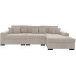 Ecksofa von Guido Maria Kretschmer Home&Living, in der Farbe Beige, aus Samtvelours, andere Perspektive, Vorschaubild