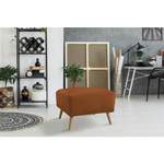 Sitzhocker von Livetastic, in der Farbe Orange, aus Textil, andere Perspektive, Vorschaubild