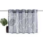 Scheibengardine von My Home, in der Farbe Grau, aus Polyester, andere Perspektive, Vorschaubild