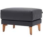 Sitzhocker von Hülsta Sofa, in der Farbe Schwarz, aus Leder, Vorschaubild