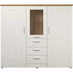 Highboard von home affaire, in der Farbe Weiss, andere Perspektive, Vorschaubild