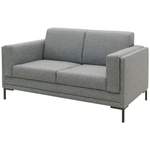 2 & 3 Sitzer Sofa von LOOKS by W.Joop, in der Farbe Grau, aus Textil, andere Perspektive, Vorschaubild