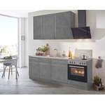 Küchenzeile von wiho Küchen, in der Farbe Grau, aus Holzwerkstoff, Vorschaubild