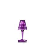 Schreibtischlampe von Kartell, in der Farbe Lila, aus Acryl, Vorschaubild