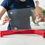 Backforme von COOX®, in der Farbe Rot, aus Glas, andere Perspektive, Vorschaubild