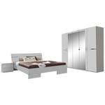 Komplett-Schlafzimmer von MID.YOU, in der Farbe Weiss, aus Holzwerkstoff, andere Perspektive, Vorschaubild