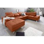 Wohnlandschafte von exxpo - sofa fashion, in der Farbe Braun, aus Holzwerkstoff, andere Perspektive, Vorschaubild