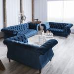 2 & 3 Sitzer Sofa von Max Winzer®, in der Farbe Blau, aus Stoff, andere Perspektive, Vorschaubild